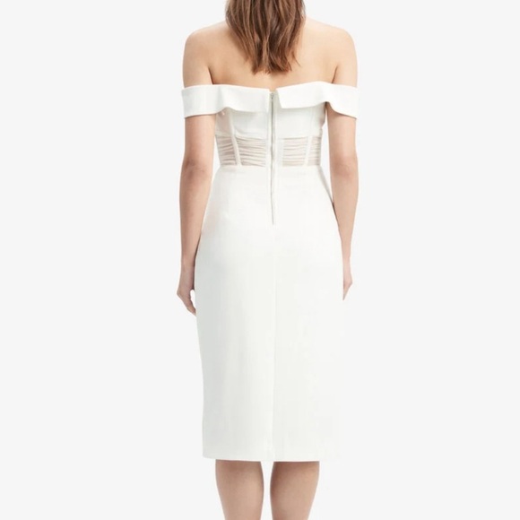 NWOT Novacane Midi Dress In Orchid White - Picture 2 of 4